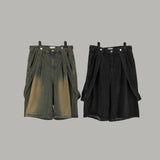 Bijo buckled bermuda denim