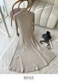 Mender Flare Knit Long One Piece