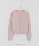 Kurendi Color Round Knit Cardigan