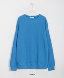 [unisex] Hakkui round over knit sweatshirt