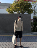 Linen Blend Semi Overfit Knit