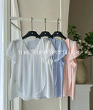 Pure Tulip Chiffon Tie Blouse