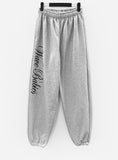 Lehman Lettering Brushed Jogger Pants