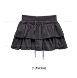 Eki Tiered Cut Mini Skirt