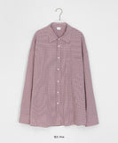 [unisex] Hugs Summer Check Over Shirt