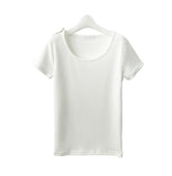 Button Accent Slim Tee