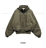 Malt Two-Way High-Neck Flight Jacket