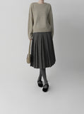 Wool Whole Garment Round Knit