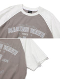 Marine Wave Raglan Short Sleeve Tee