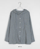 Kendanyu Pocket Check Hood Shirt