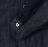Reuben Knitted Denim Trucker Jacket