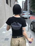 ROSE LACE HALF T