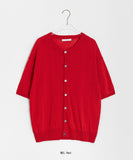 [unisex] Hugen Summer Boucle Round Knit Cardigan