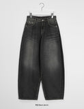 Kinnoi Washing Balloon Wide Denim Pants