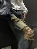 Raw Cut Bermuda Jeans
