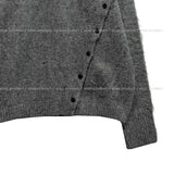 Polup wool slit button knit