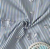 Stripe Heart Embroidery Patch Avant Wide Fit Pants