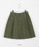 Lissu Pintuck Cotton Midi Skirt