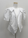 Virtue Unbalanced Puff Half Sleeve Shirt
