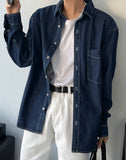 Summer spring denim shirt