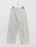 Ryuz Dot Cotton Wide Pants