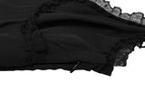 Lass Chiffon Lace Frill Sleeveless One Piece