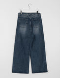 Yuluo Crack Washing Wide Denim Pants