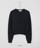 Lones Round Crop Knit Cardigan