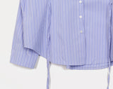 Peden Stripe Side Strap Shirt