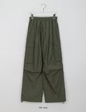 [unisex] Yuuya banding string parachute cargo pants