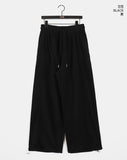 Reno cut fleece two-way wide pants
