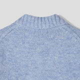 Martic Wool Collar Warmer Knit Cardigan