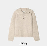 Tessie Stitch High Neck Two-Way Knit