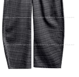 Oakley checked curve balloon slacks