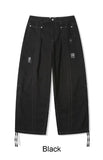 Raviel Check Damage Cotton Pants