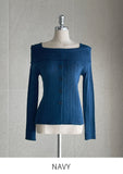 Lohavit Off Shoulder Ribbed Knit