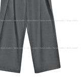 Ridi V-tuck wide slacks