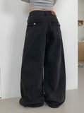 [Planning] Back Pocket Long Wide Cotton Pants