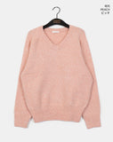 [Wool 10] Dabur Lambs Wool V-neck Knit