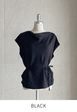 Les Drape Yoru Cap Sleeveless T-Blouse