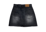 Shino Washing Denim Mini Skirt