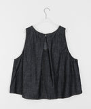 Yuyudi Layered Pocket Button Denim Vest