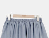 Putine Lace Satin Mini Skirt