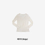 Elpini  V See-Through Knitwear