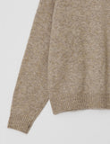 HAIRY WARM BOAT NECK KNIT
