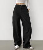 Carpenter Side Pocket Hip Y2K Wide Cotton Pants