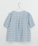 Hulco Lace Check Short Sleeve Blouse