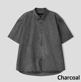 Dio Color Dying Over Short Sleeve Shirt