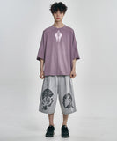 DHM MUIL Washed Denim Bermuda Shorts