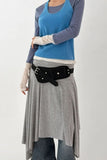 SIDE STUD FLARE DENIM